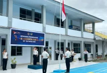 Peringati Harkitnas ke-118, Lapas Luwuk Gelar Upacara Penuh Khidmat