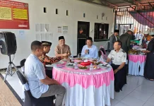 Bupati Touna Ramah Tamah Bersama Warga Binaan Lapas Ampana usai Shalat Iduladha