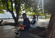 Taman Jembatan Hayal Objek Wisata yang Ramai di Kunjungi Warga Touna