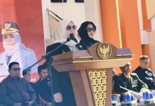Wabup Touna Pimpin Upacara Hari Lahir Pancasila di Kantor Bupati