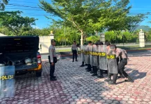 Sat Samapta Polres Tojo Una-Una Tingkatkan Kesiapsiagaan Melalui Latihan Dalmas