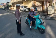 Polres Tojo Una-Una Melalui Satlantas Intensifkan Strong Point Pengaturan Lalin