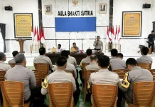 Wakapolres Touna Dorong Bhabinkamtibmas Perkuat Sinergi Tiga Pilar