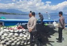 Sat Samapta Polres Touna Optimalkan Edukasi Warga Pesisir Cegah Korban di Laut