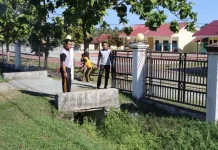 Sambut Hari Bhayangkara Ke-80, Polres Tojo Una-Una Gelar Kerja Bakti