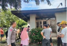 Kebelet Menikah Anak Kandung Diduga Bakar Rumah Ortu di Ampana