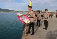 Tabur Bunga Wujud Penghormatan Polri Terhadap Jasa Para Pahlawan