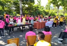 Semarakkan Hari Bhayangkara ke-80, Polres Touna Olahraga Bersama dan Lomba Masak