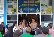 Polres Touna Kawal Aksi Forum Tani, Berlangsung Aman dan Tertib