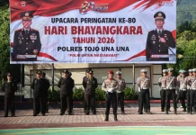 Polres Tojo Una-Una Peringati Hari Bhayangkara Ke-80 Bersama Masyarakat