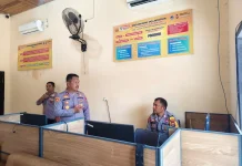 Wakapolres Touna Lakukan Pengecekan Kesiapan Layanan Call Center 110