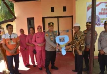 Kapolres Morowali Utara Resmikan Hunian Layak untuk Warga Desa Tompira