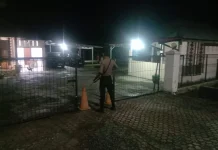 Pastikan Sekitar Mako Tetap Aman Satsamapta Polres Touna Gelar Patroli Jalan Kaki