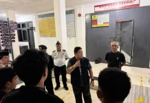 Lapas Ampana Berikan Penguatan Disiplin pada Petugas Pengamanan