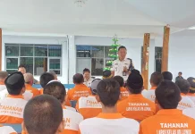 Puluhan Tahanan Baru Lapas Luwuk Ikuti Mapenaling