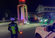 Blue Light Patroli Ciptakan Arus Lalin Ampana Aman dan Lancar