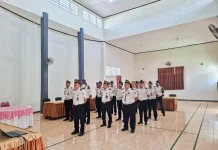 Lapas Ampana Ikuti Apel Bersama Virtual Perkuat Disiplin ASN