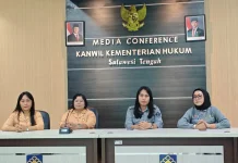 DWP Kanwil Kemenkum Sulteng Ikuti Sosialisasi E-Reporting Nasional