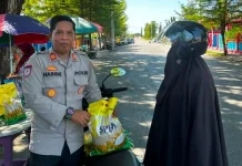 Polri Hadir lewat Gerakan Pangan Murah untuk Masyarakat Ampana