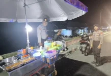 Patroli Blue Light Upaya Sat Samapta Polres Touna Jaga Kamtibmas di Ruang Publik