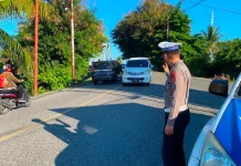 Satlantas Polres Touna Intensifkan Blue Light Patrol, Wujudkan Kamseltibcar