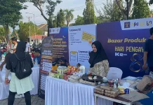 Semarak Hari Pengayoman Ke-81, Kemenkum Sulteng Gelar Bazar Dorong UMKM Kota Palu
