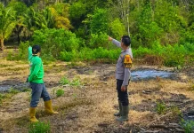 Kebakaran Hutan Desa Longge, Tiga Hektare Diperkirakan Terbakar