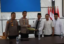 Pererat Silaturahmi, Kapolres Touna Terima Kunjungan Aliansi Masyarakat Muslim