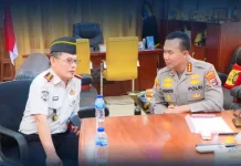 Lapas Luwuk Perkuat Sinergitas Pengamanan Bersama Polresta Banggai