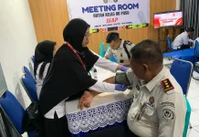 Rutan Poso Gelar Donor Darah Semarak HUT ke-81 Kemerdekaan RI