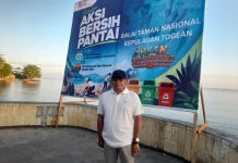 BTNKT Touna Gelar Pemeliharaan Ekosistem dan Aksi Bersih Bersih Pantai