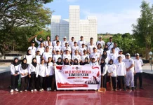 Semarakkan HUT ke-81 RI, Lapas Luwuk, Bapas, dan Imigrasi Banggai Gelar Jalan Santai