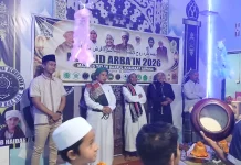Hadiri Maulid Arba’in Kapolres Touna Ajak Masyarakat Teladani Akhlak Nabi