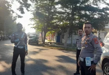 Satlantas Polres Touna Komitmen Menjaga Kamtibmas Car Free Day