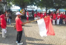 Semarak HUT RI ke-81, TK Alkhairat Uentanaga Bawah Touna Gelar Karnaval
