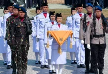 Kalapas Ampana Hadiri Upacara HUT Ke-81 RI di Bumi Mas Uemalingku