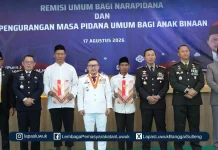 Dua Ratus Tiga Puluh Warga Binaan Lapas Luwuk Terima Remisi Kemerdekaan