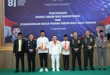 230 Warga Binaan Lapas Luwuk Terima Remisi Hari Kemerdekaan