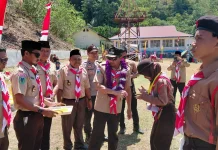 Hadiri Kemah Kembara, Bupati Touna Pesankan Pentingnya Dasa Darma