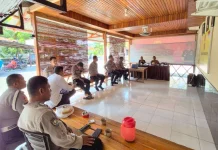 Bangun Pemahaman Tentang Kanker, Polsek Ulubongka Edukasi Personel