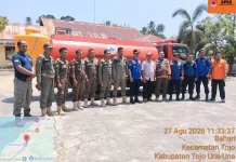 BPBD Touna Siagakan Tim Gabungan Hadapi Karhutla di Tojo
