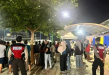 Satsamapta Polres Touna Intensifkan Patroli saat Final Touna Cup 2026