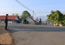 Satlantas Polres Touna Wujdukan Tertib Lalin Sejumlah Titik Rawan Lalu Lintas