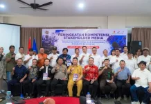Delapan Belas Wartawan Banggai Ikuti UKW, Sinergi Pers dan Polri Terus Diperkuat