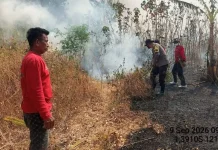 Karhutla Desa Betaua Terdampak Lima Hektare, Pemadaman Masih Berlangsung