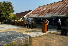 Jadi Pembina Upacara, Kasat Binmas Touna Ingatkan Siswa Jauhi Tindakan Bullying