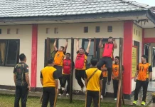 Polres Poso Monitoring Tes Samjas Personel Polsek Lore Utara dan Lore Tengah