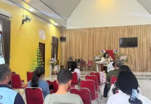 Lapas Luwuk Gelar Ibadah Bersama Warga Binaan Kristen