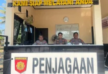 Jaga Mako 24 Jam, Samapta Polres Touna Pastikan Pelayanan Berjalan Optimal