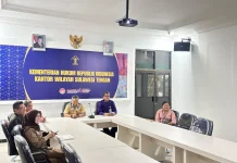 Rapat Evaluasi B09 Dorong Penguatan Kinerja Kanwil Kemenkum Sulteng